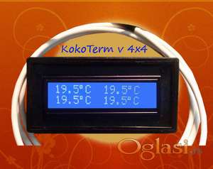 Termostat za inkubator sa 4 sonde